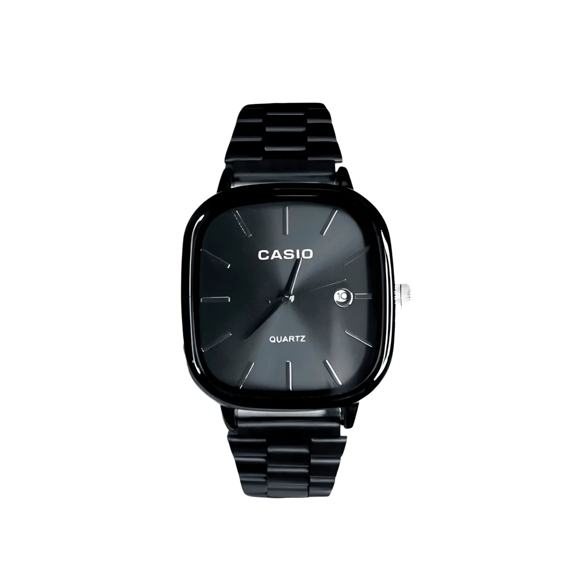Casio Watch Unisex Stainless Steel -Black